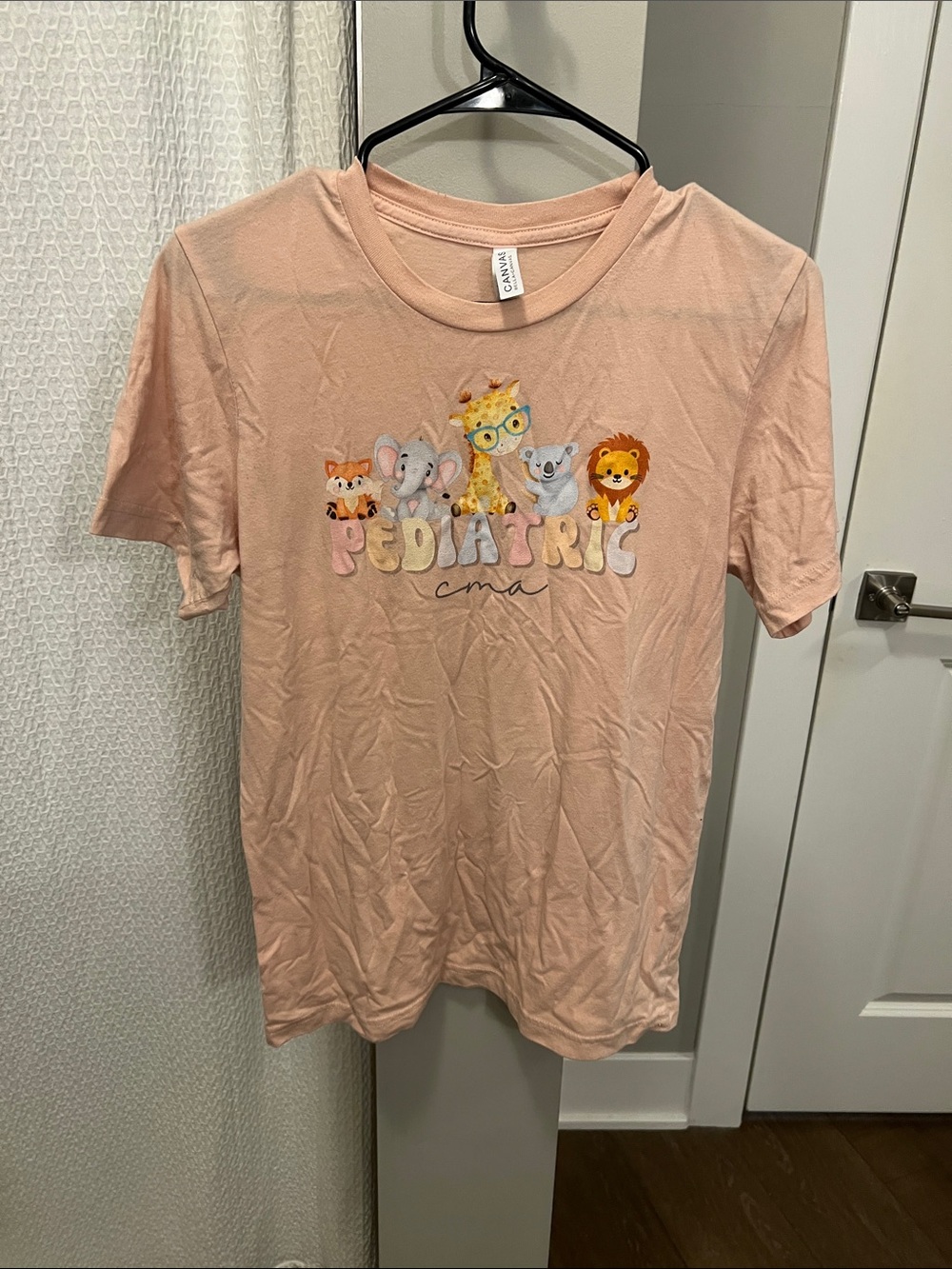 Bella Canvas Light Pink Pediatric Animal Graphic Tee
